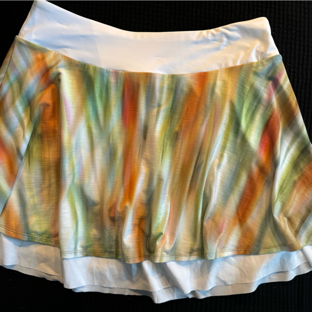 Colorful Abstract golf skort